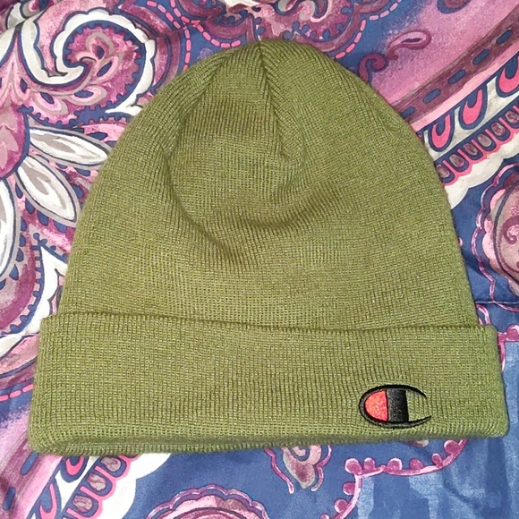 champion beanie green